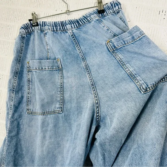 Pilcro Beachy High-Rise Parachute Jeans | Baggy Denim | Coastal Cowgirl Small - Picture 10 of 10